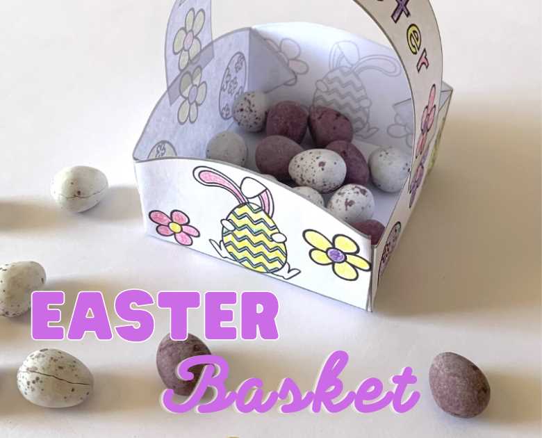 easter basket printable