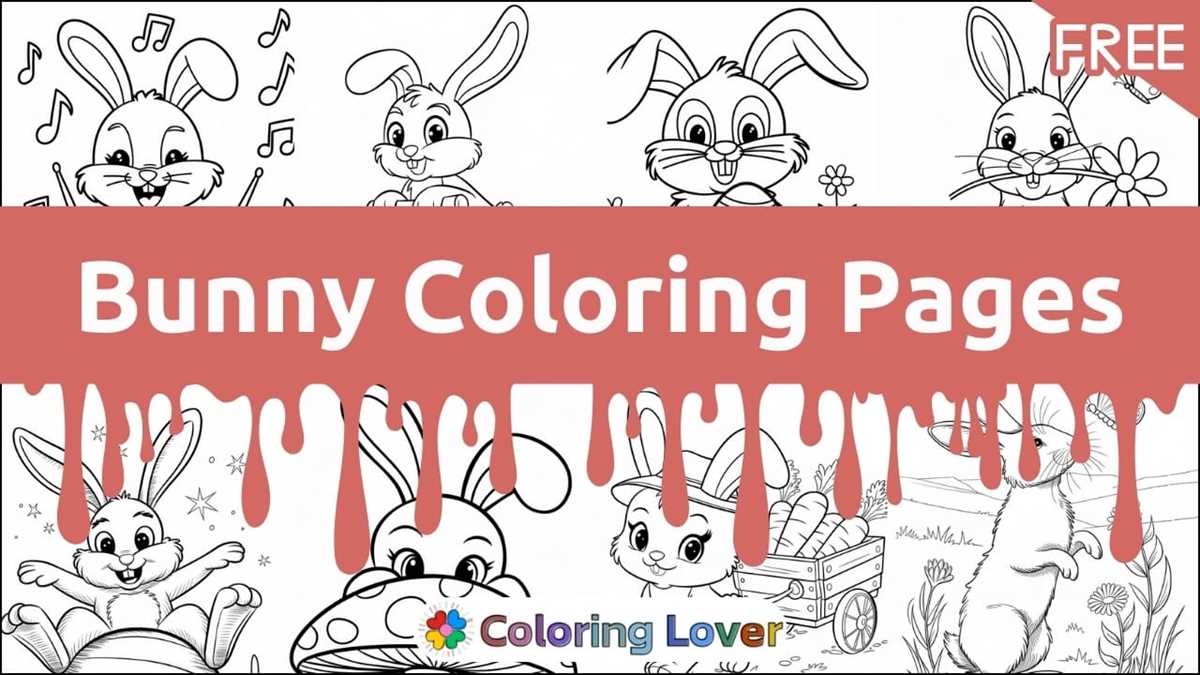 easter bunny coloring pages free printable