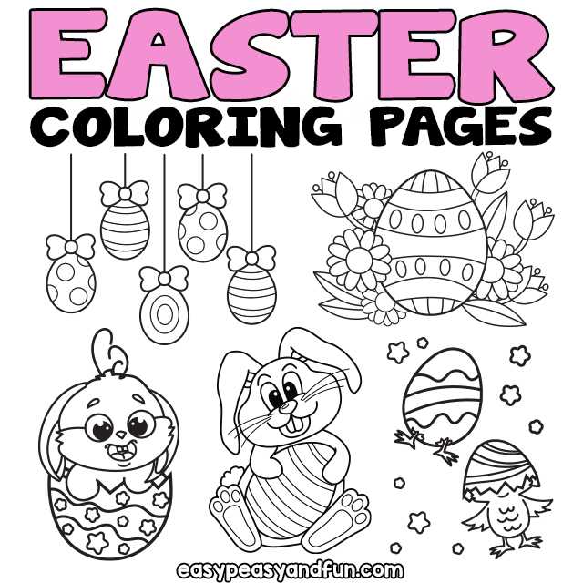 easter coloring sheets printable