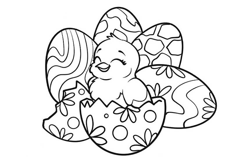easter colouring pages free printables