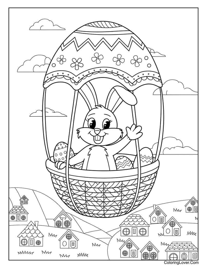 easter egg printable coloring sheets