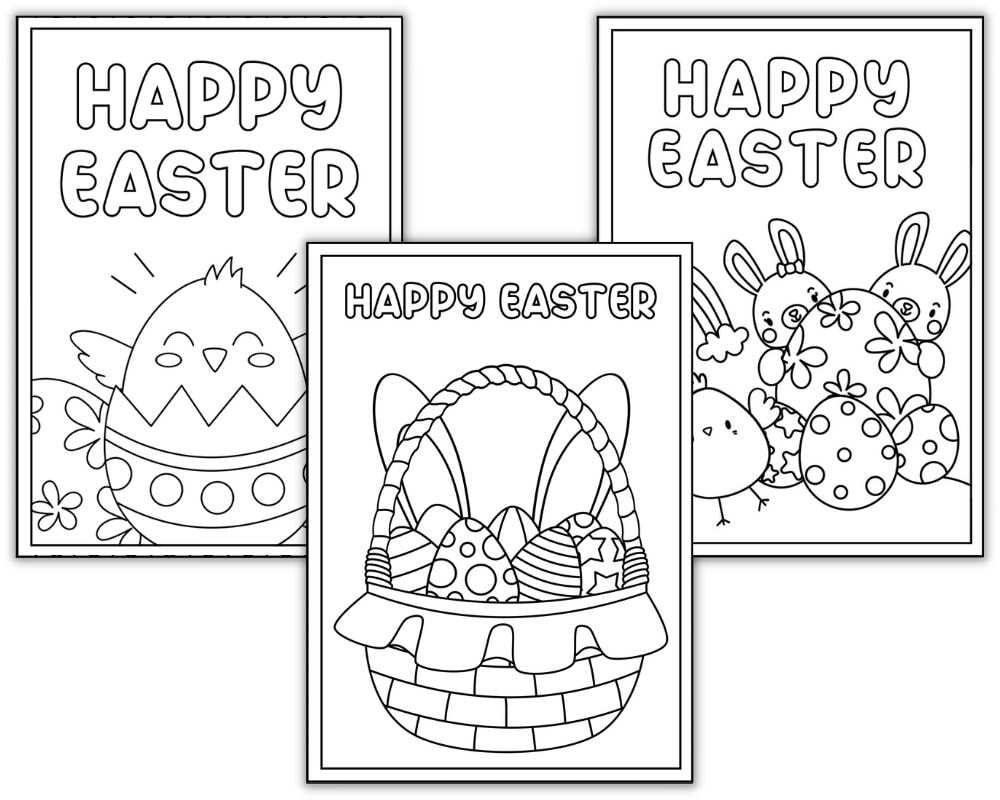 easter printable colouring