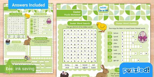 easter puzzles printables