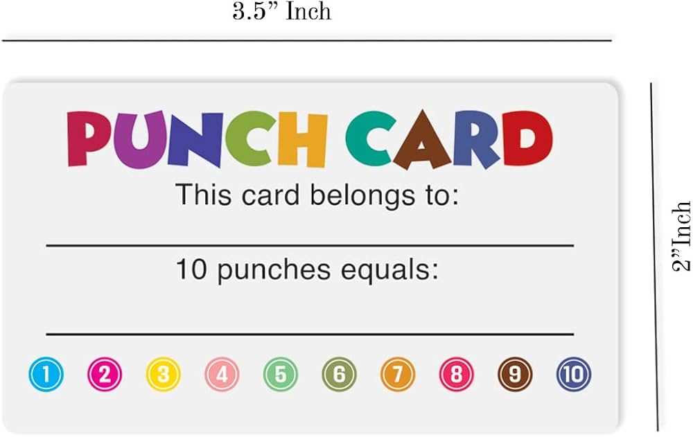 editable free printable punch cards