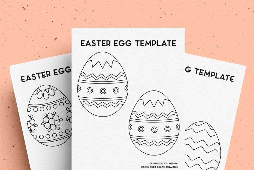 egg template free printable