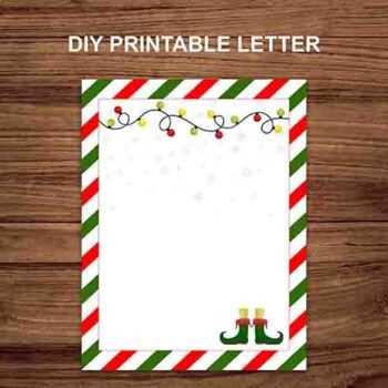 elf letters printable
