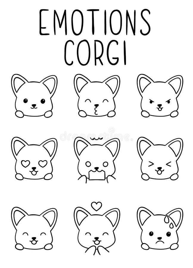 emotions coloring pages free printable