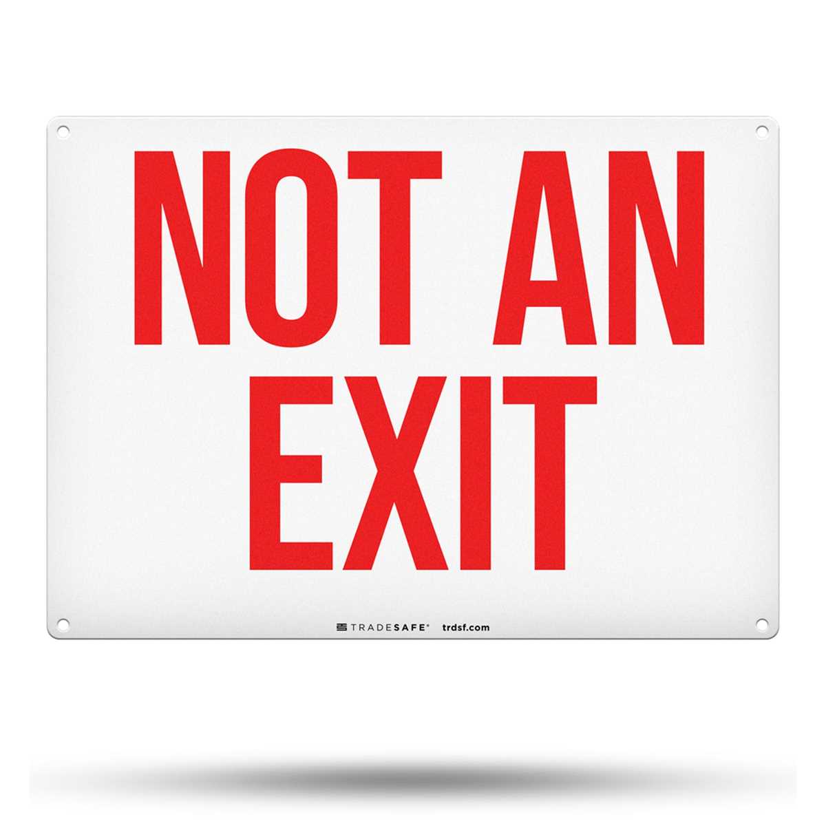 exit sign printable