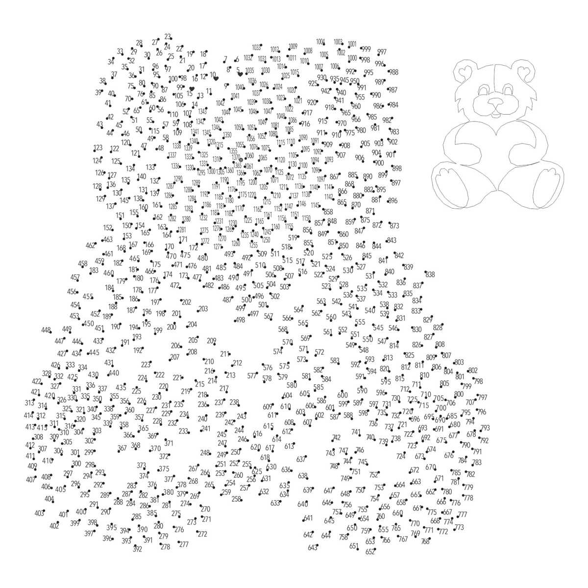 extreme dot to dot printables 2000 dots