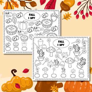 fall hidden picture printable