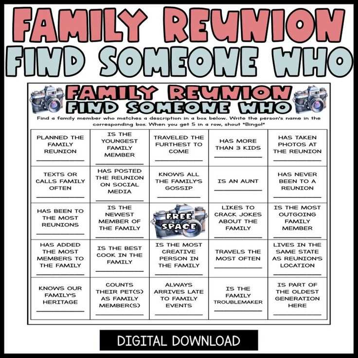 family reunion bingo printable