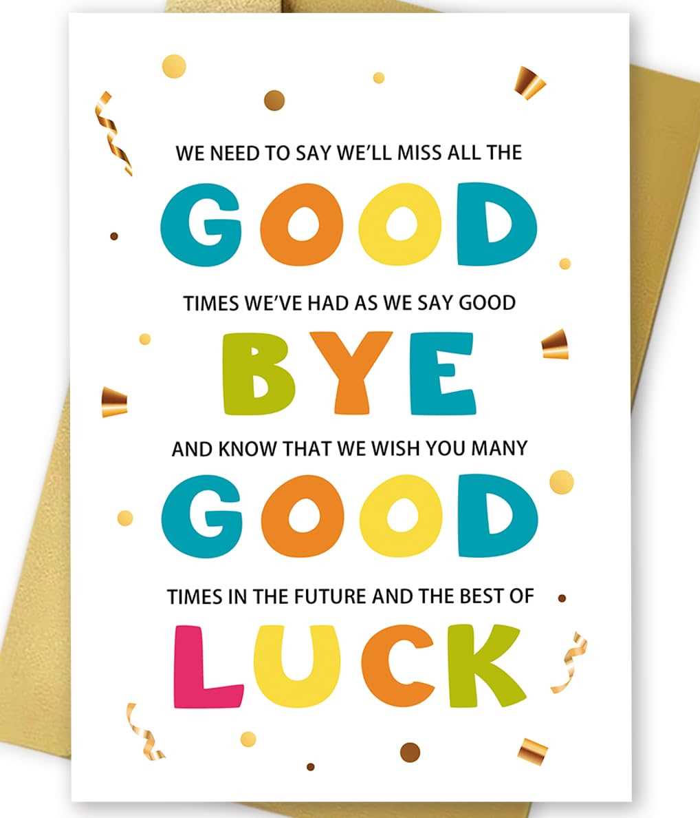 farewell cards for colleagues printable