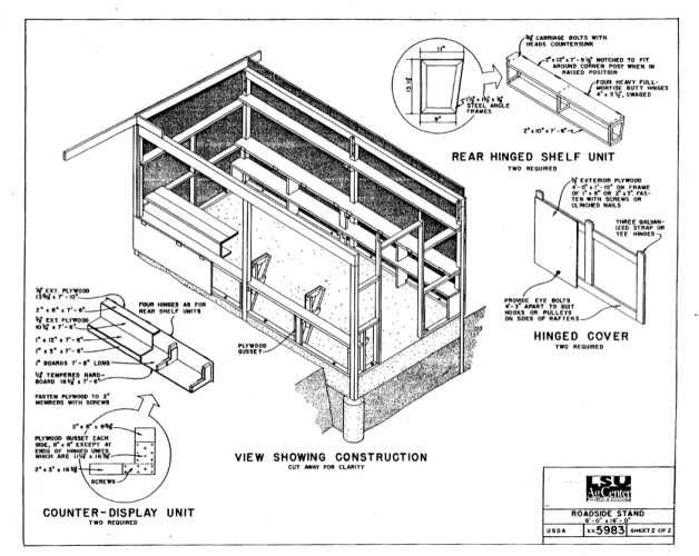 farm stand plans free printable