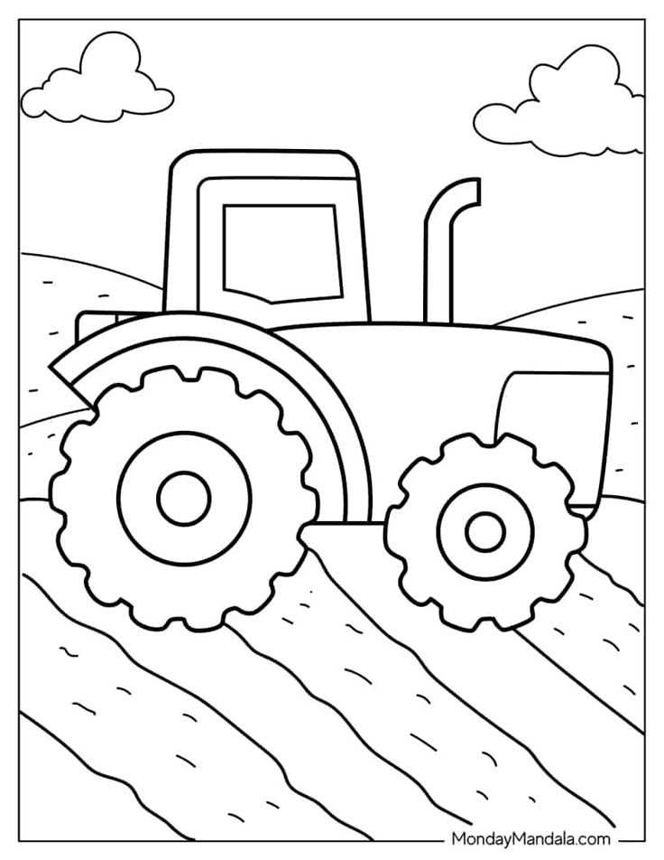 farming coloring pages printable