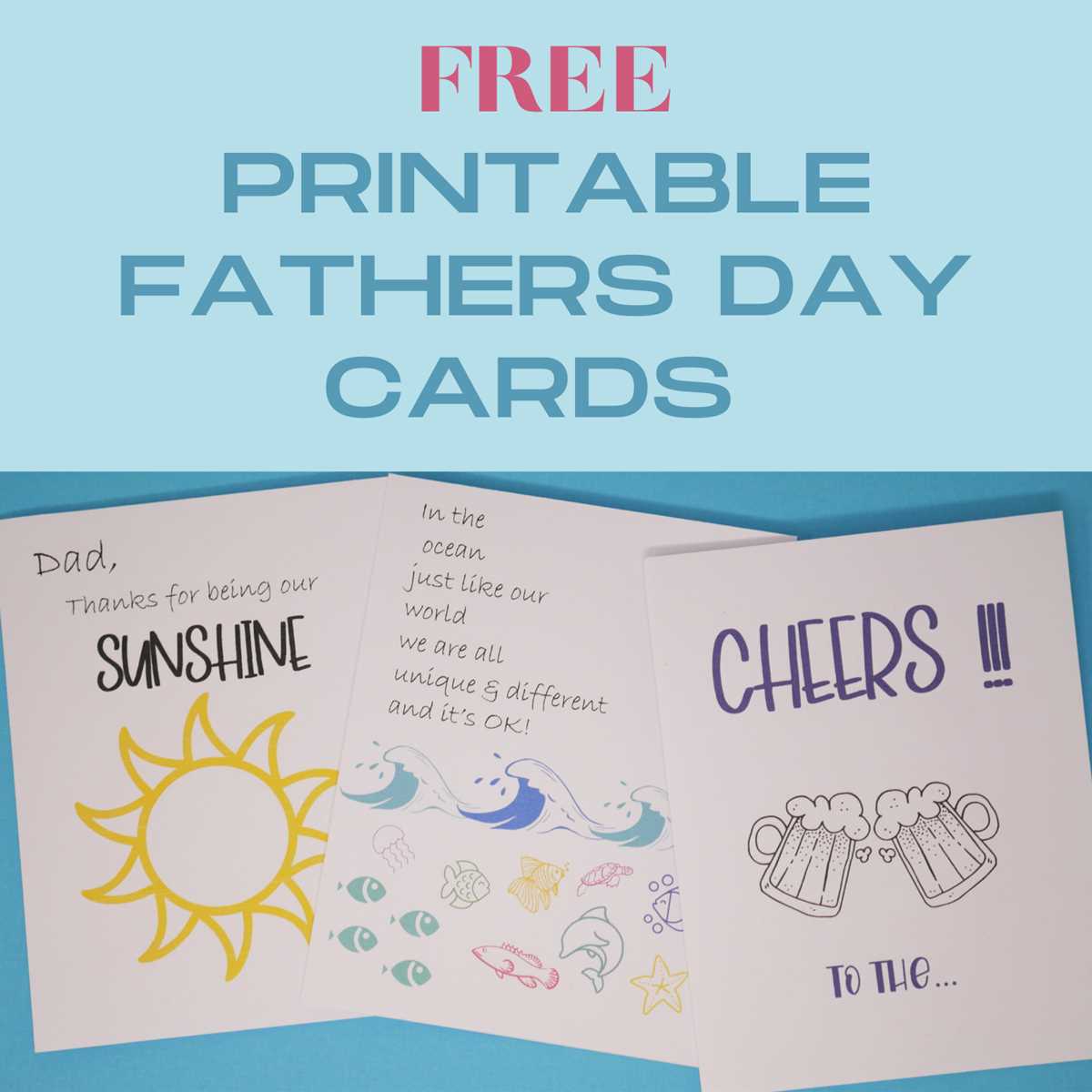 fathers day card free printable