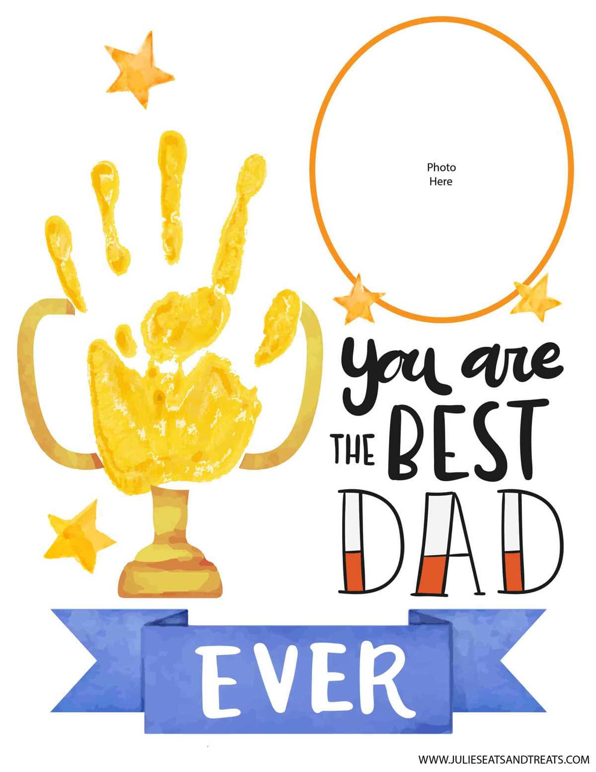 fathers day handprint printables