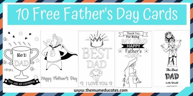 fathers day printable free