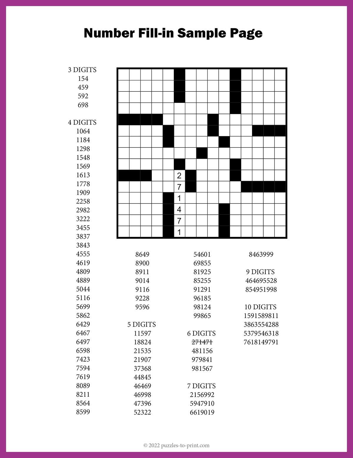 fill in crosswords printable