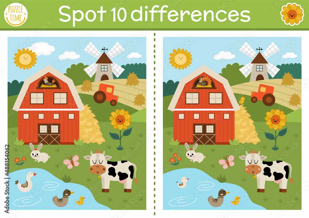 find the differences printable