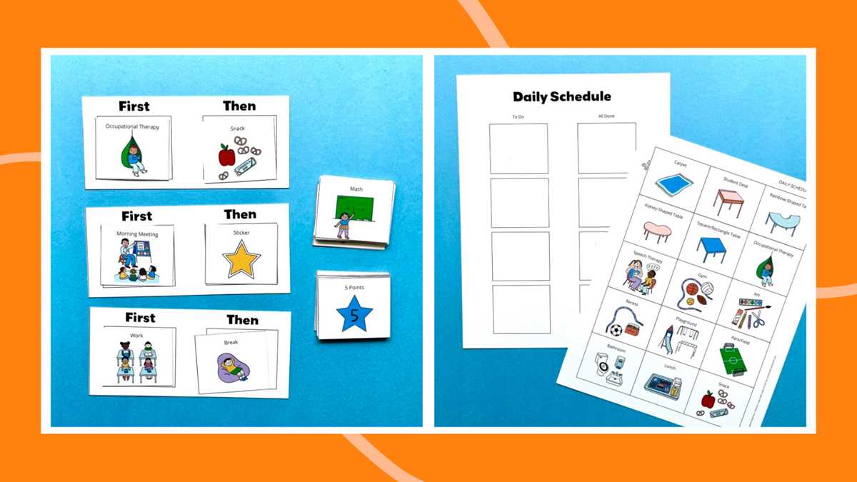 first and then board printable