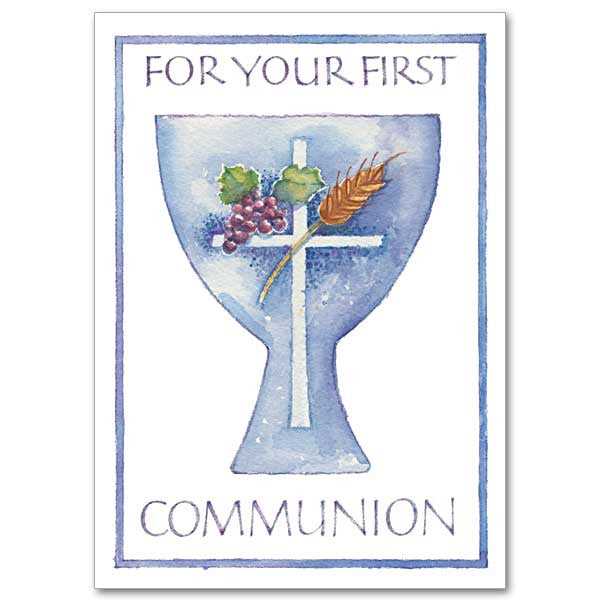 first communion cards printable