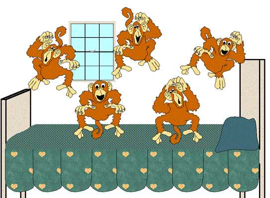 five little monkeys printable