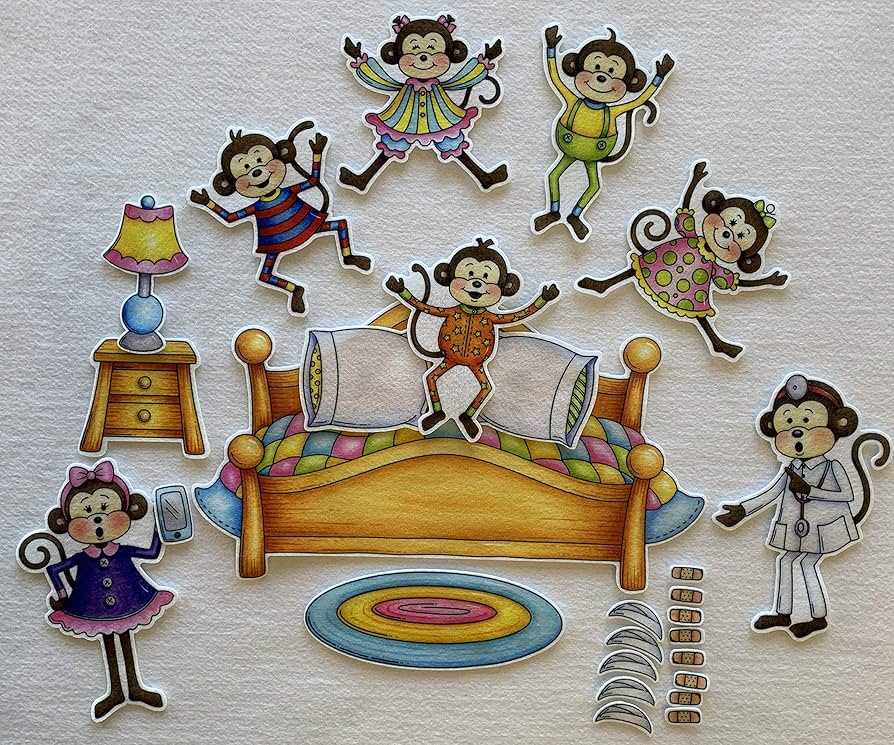 five little monkeys printable