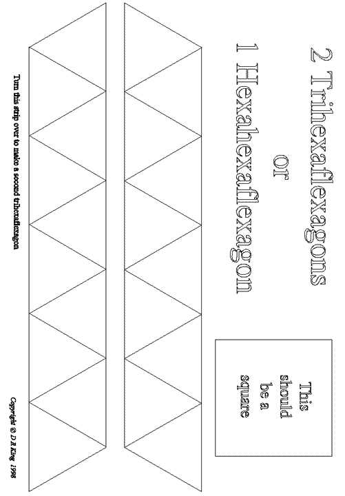 flexagon pattern printable