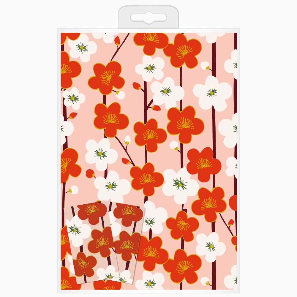 floral printable wrapping paper