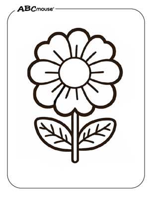 flower colouring pages printable
