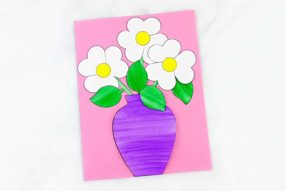 flower craft printable