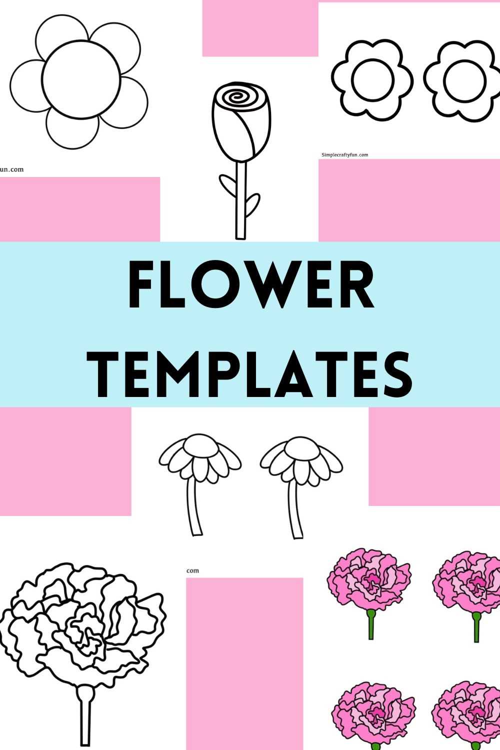 flower pattern printable