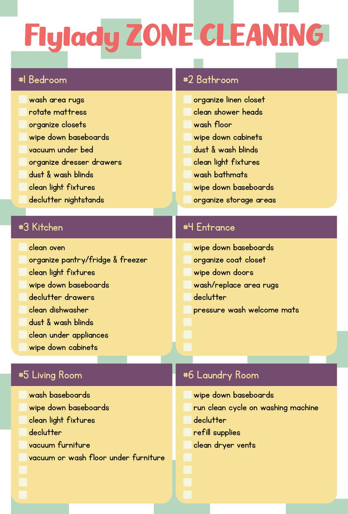 flylady printables free