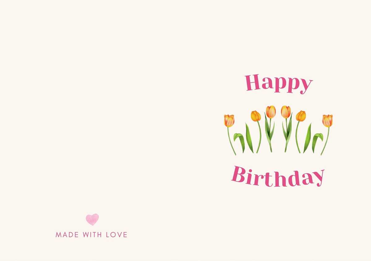 foldable free printable birthday card