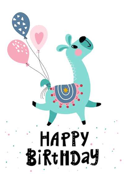 foldable free printable birthday card