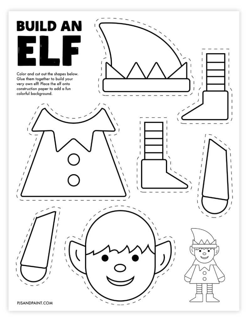 foldable printable christmas crafts