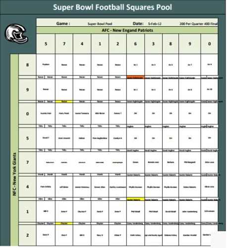 football pick em pool weekly printable sheet