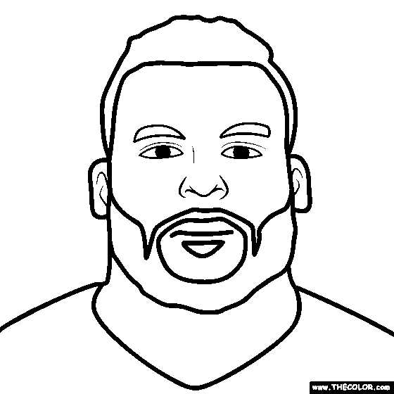 football player coloring pages printable