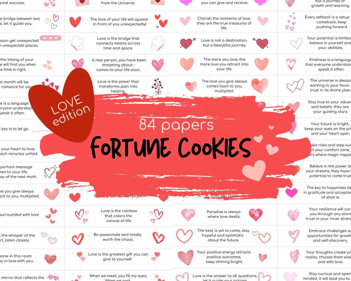 fortune cookie quotes printable
