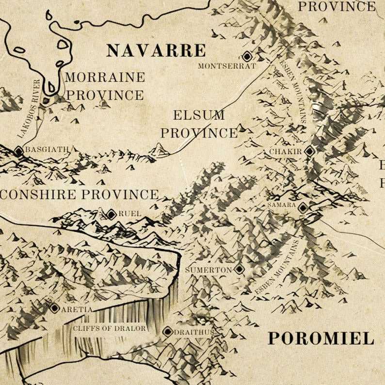 fourth wing map printable