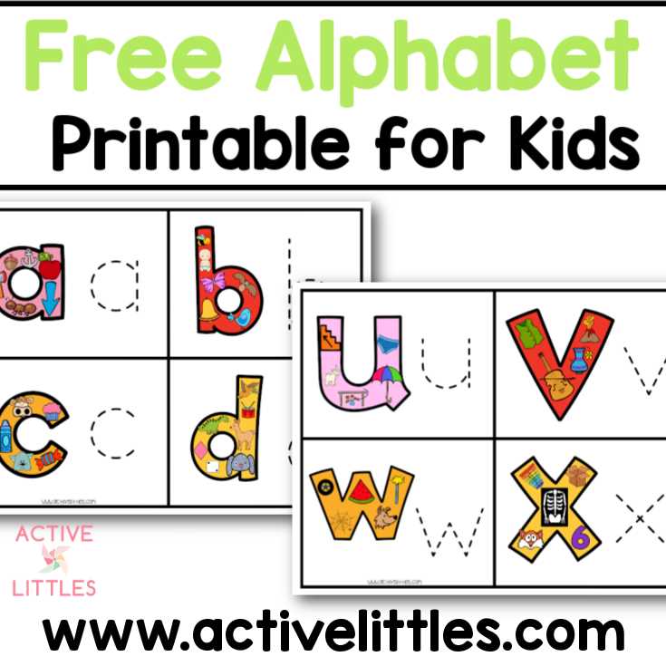 free abc tracing printables