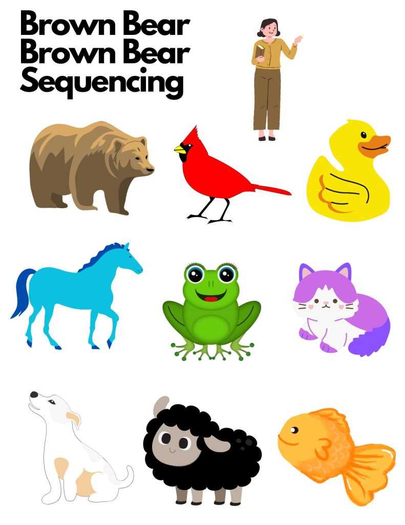 free brown bear printables