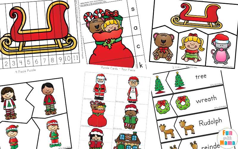 free christmas puzzles printable