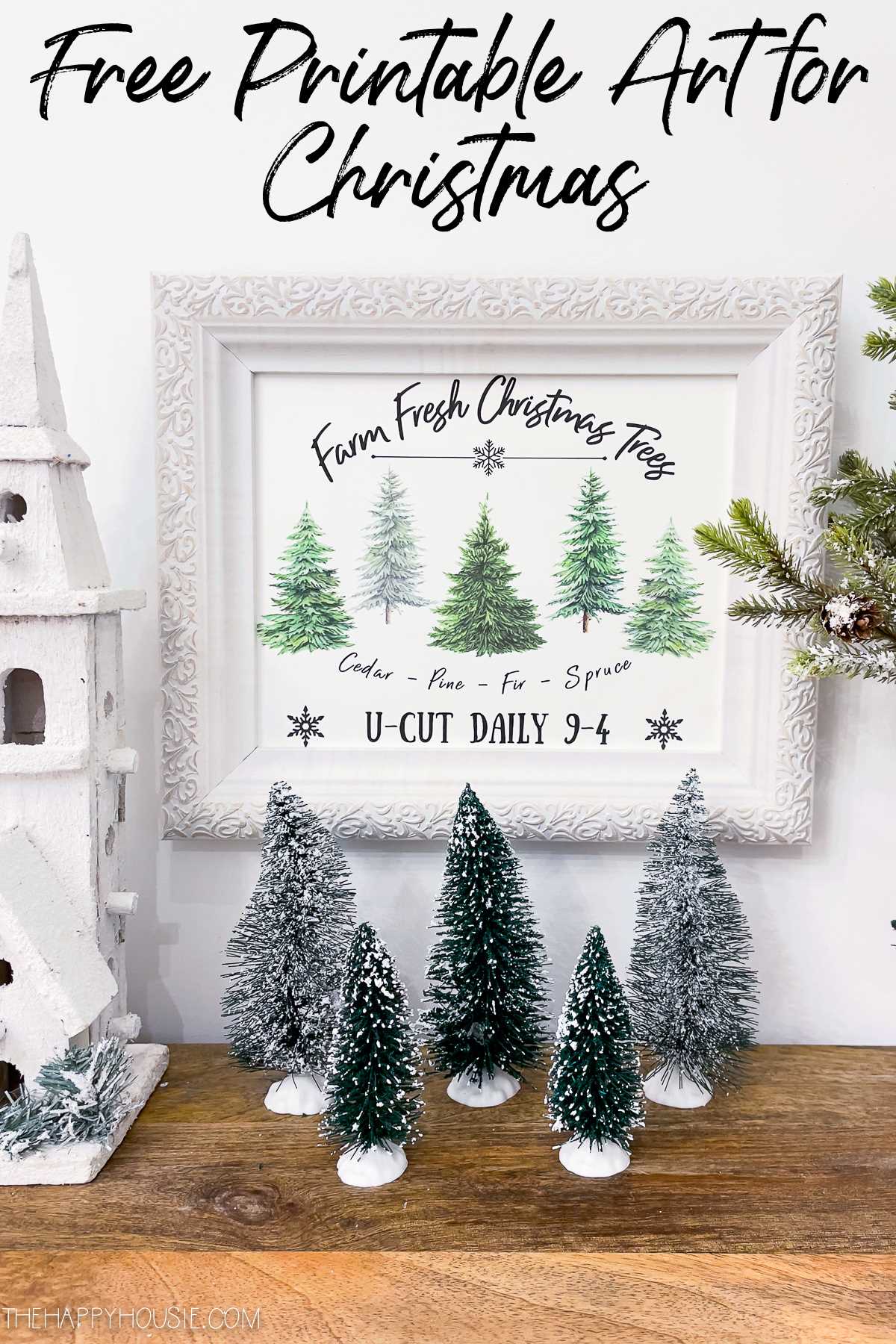 free christmas sign printables