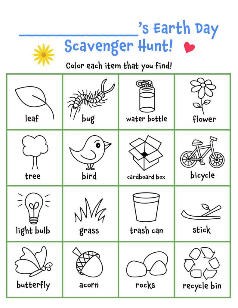 free earth day printables