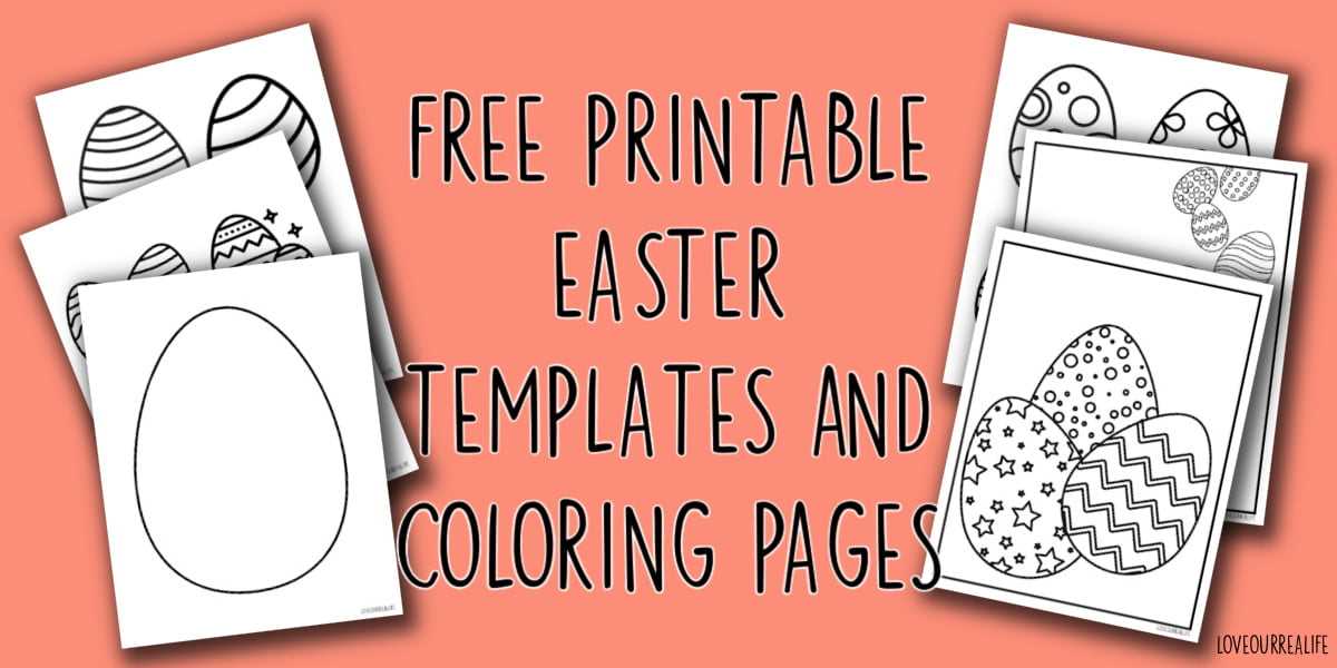 free easter eggs printables