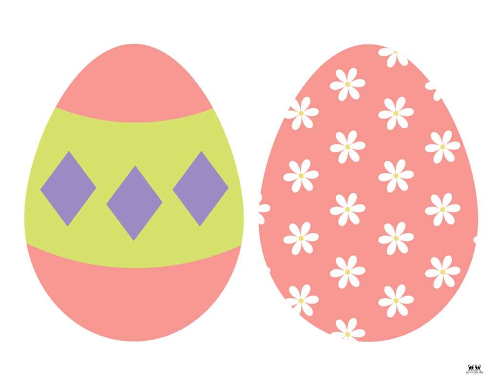 free easter eggs printables