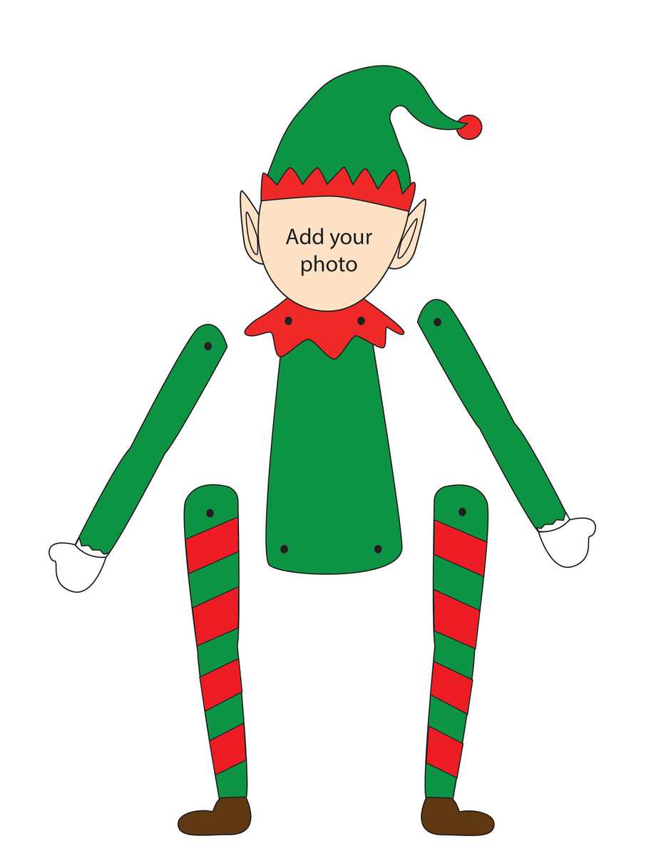 free elf yourself printable template