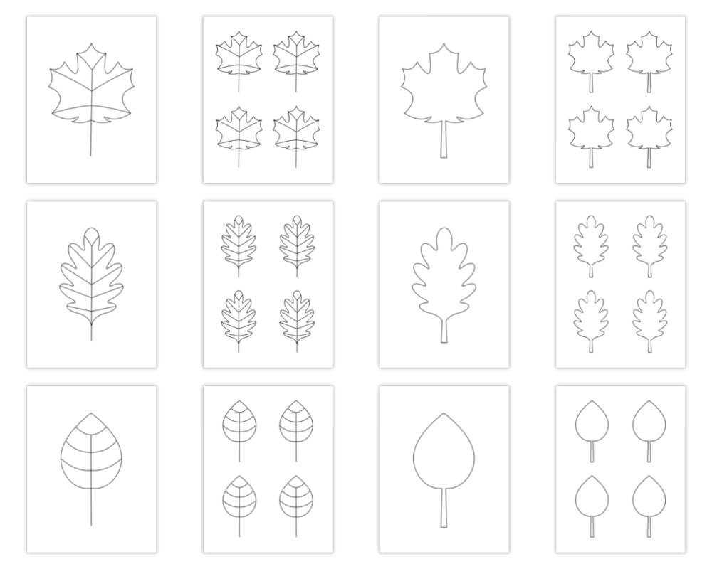 free fall printable templates