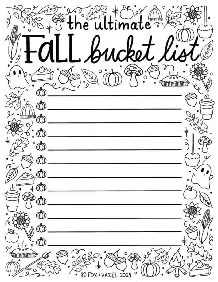 free fall printable templates